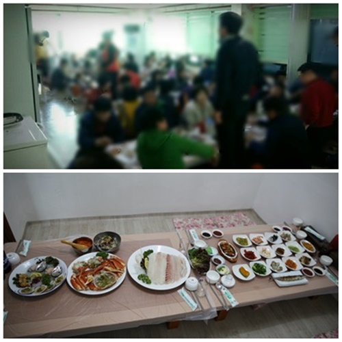 강원도 삼척맛집 새천년횟집, 야외테라스에서 조개구이와 회를 동시에 즐길 수 있어