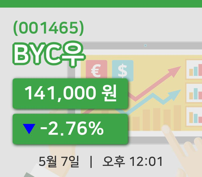 [BYC우주가] 12시 01분 현재 141,000원