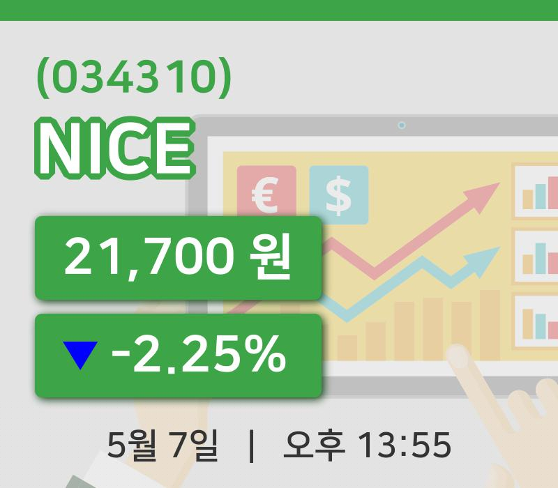 [NICE주가] 7일 이시각 현재  21,700원