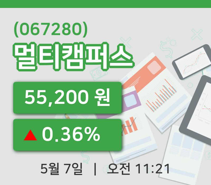 [멀티캠퍼스주가] 7일 이시각 현재  55,200원