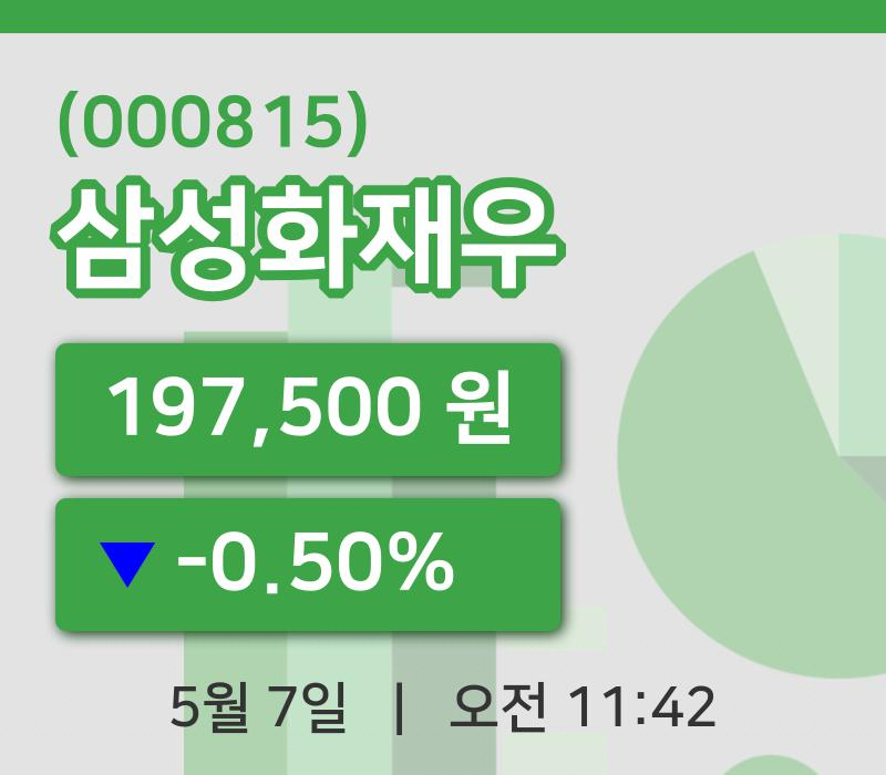 [삼성화재우주가] 11시 42분 현재 197,500원