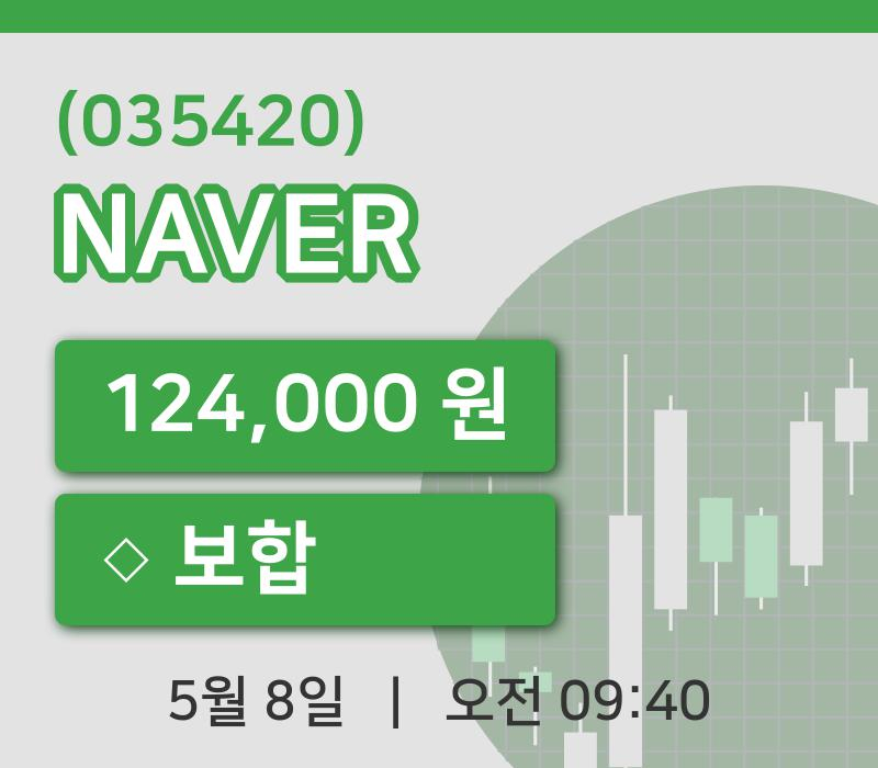 [NAVER주가] 8일 이시각 현재  124,000원