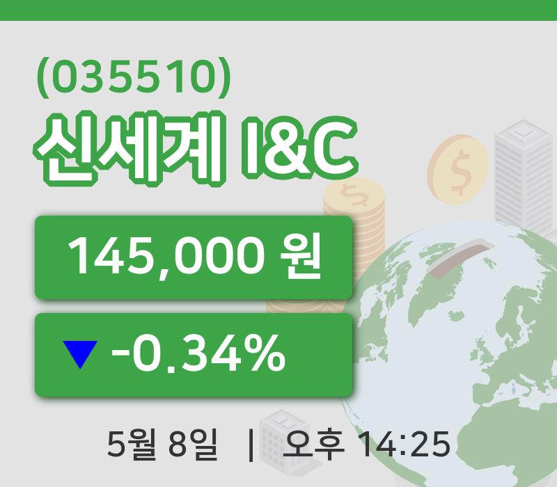 [신세계 I&C주가] 8일 이시각 현재  145,000원
