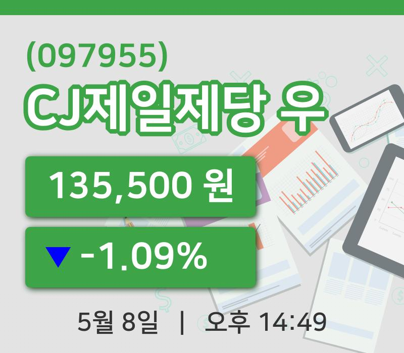[CJ제일제당 우주가] 8일 이시각 현재  135,500원
