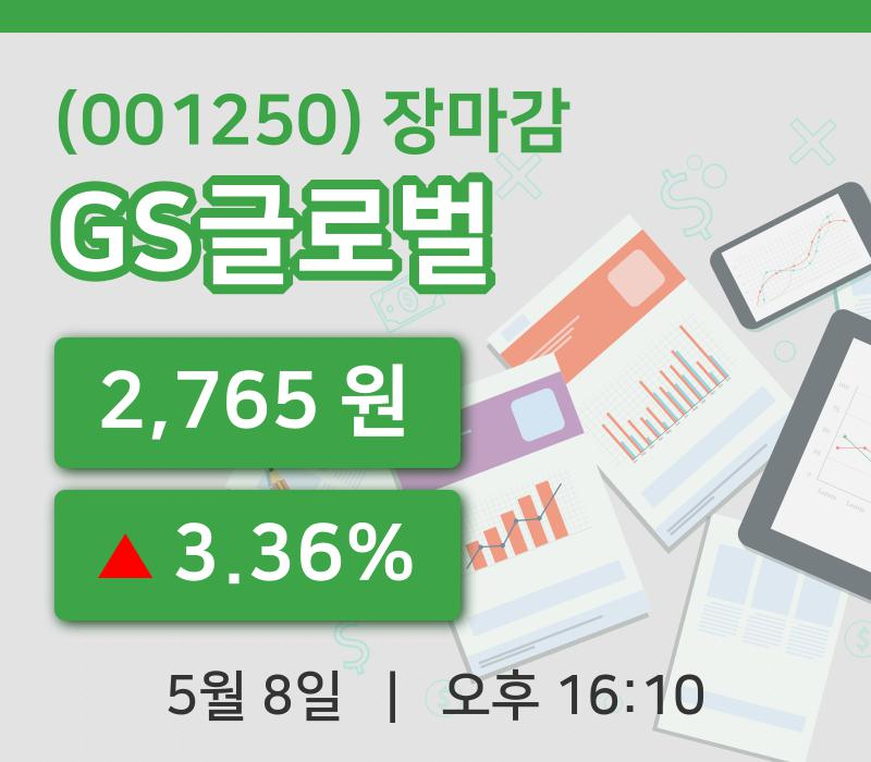 국내주식마감GS글로벌 8일 2,765원 마감