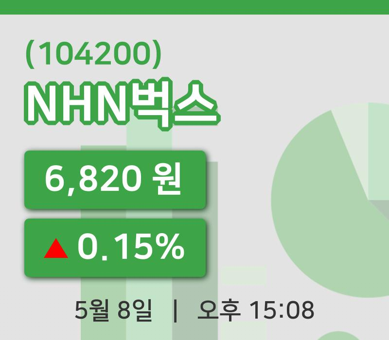 [NHN벅스주가] 15시 08분 현재 6,820원