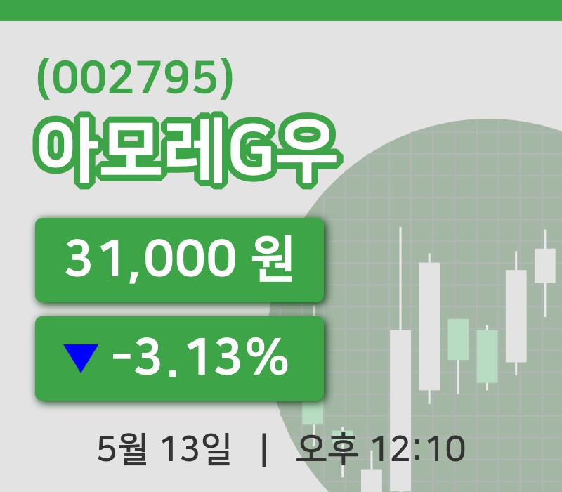 [아모레G우주가] 13일 12시 10분 현재 31,000원