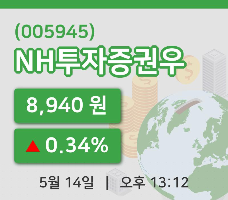 [NH투자증권우주가] 13시 12분 현재 8,940원