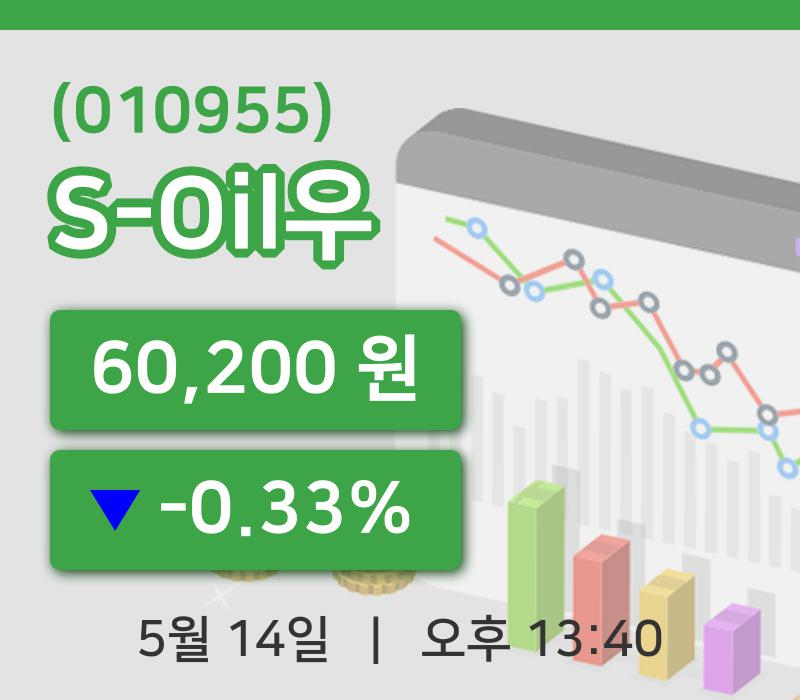 [S-Oil우주가] 13시 40분 현재 60,200원