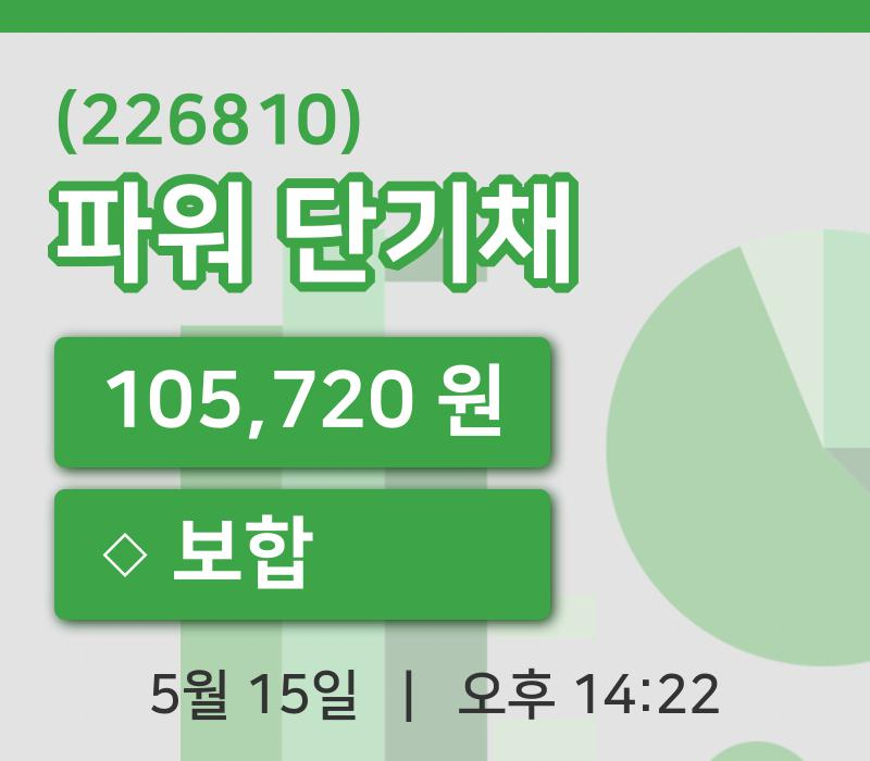 [파워 단기채주가] 15일 이시각 현재  105,720원