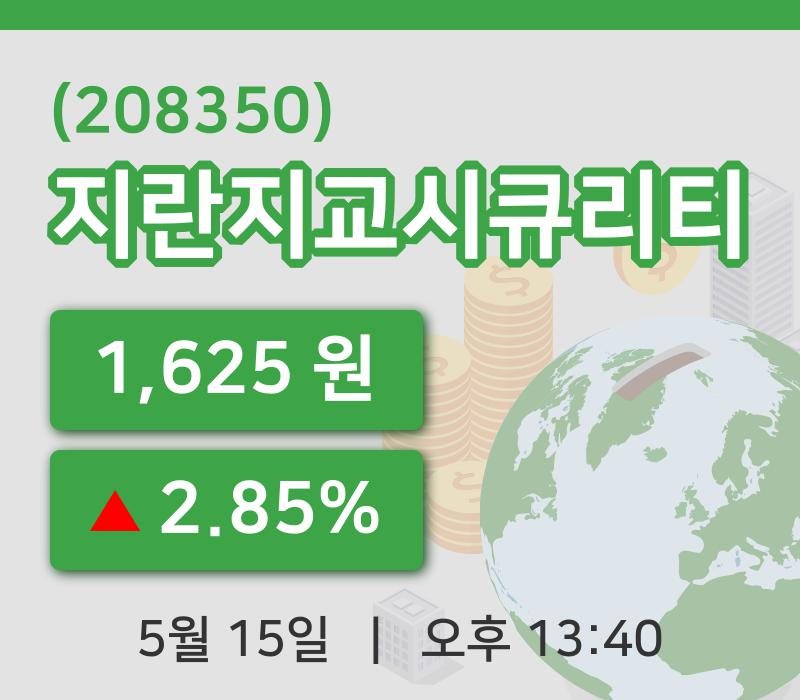[지란지교시큐리티주가] 13시 40분 현재 1,625원
