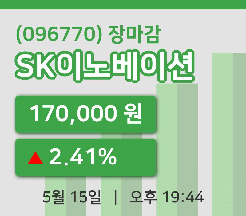 국내증시마감SK이노베이션 15일 170,000원 장마감그래프복습하기