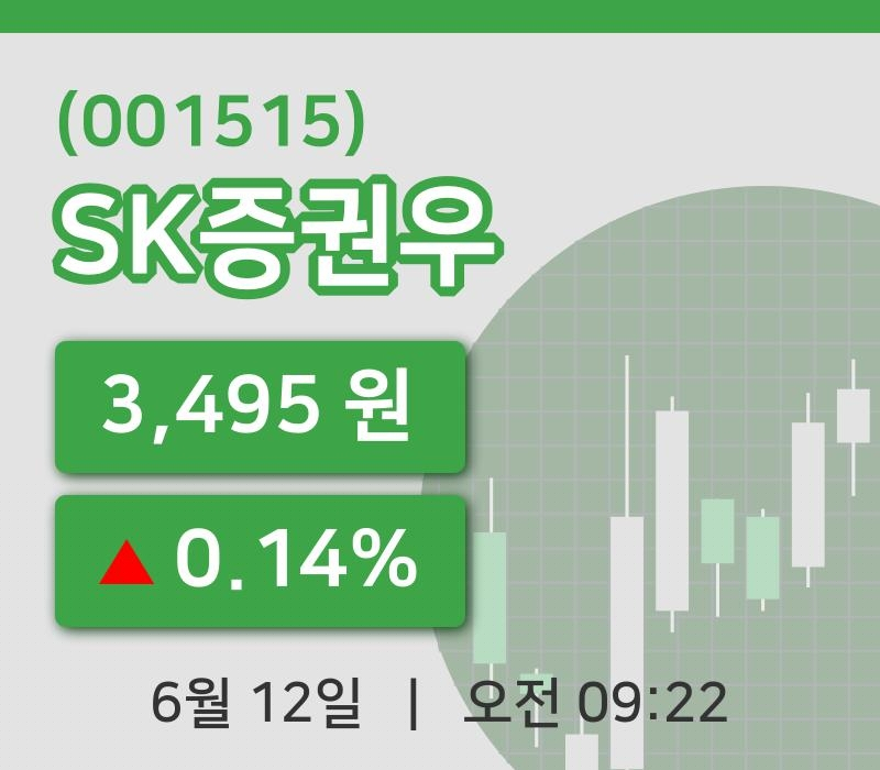 [SK증권우주가] 12일 이시각 현재  3,495원