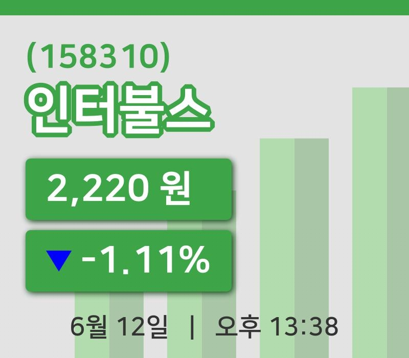 [인터불스주가] 13시 38분 현재 2,220원