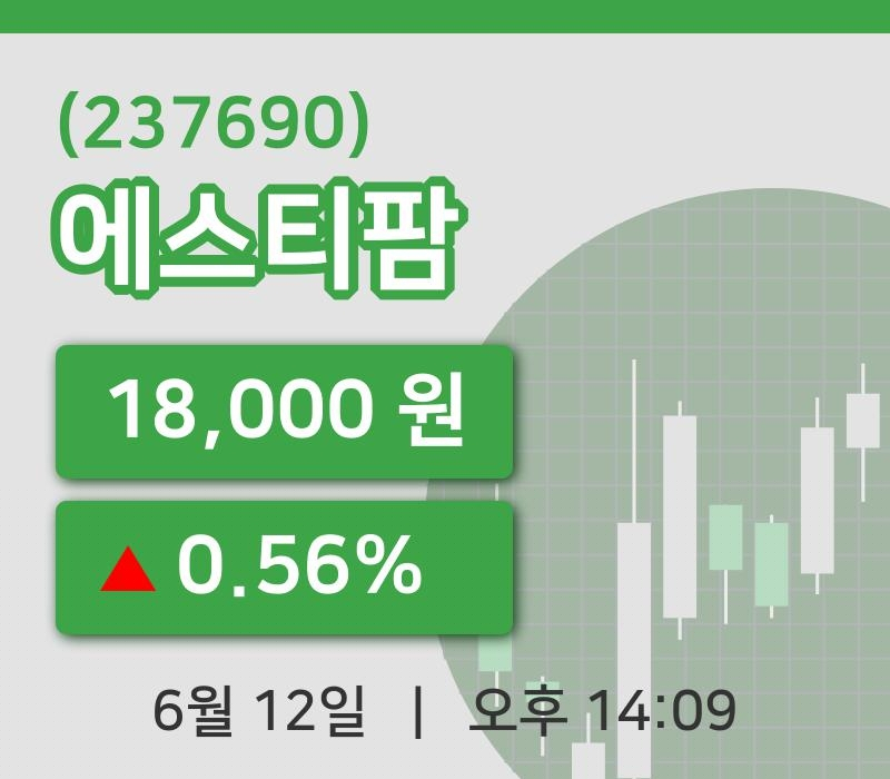 [에스티팜주가] 14시 09분 현재 18,000원