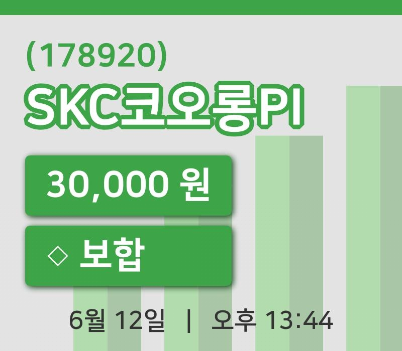 [SKC코오롱PI주가] 12일 13시 44분 현재 30,000원
