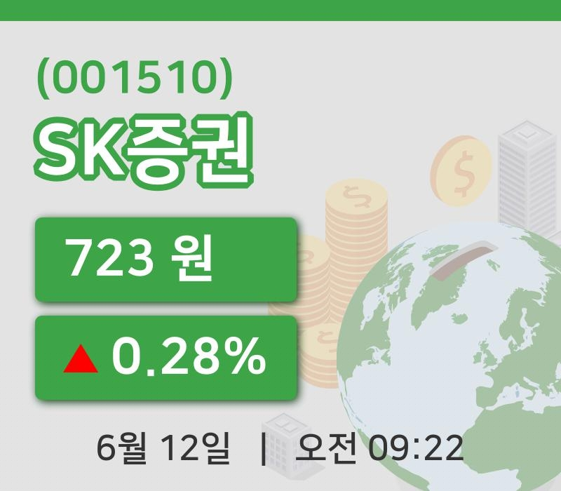 [SK증권주가] 12일 이시각 현재  723원
