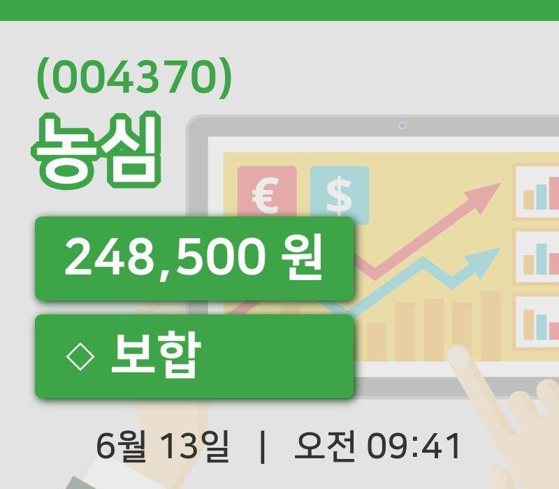[농심주가] 9시 41분 현재 248,500원
