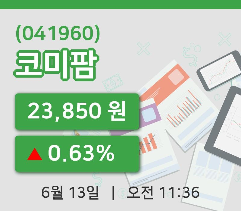[코미팜주가] 11시 36분 현재 23,850원