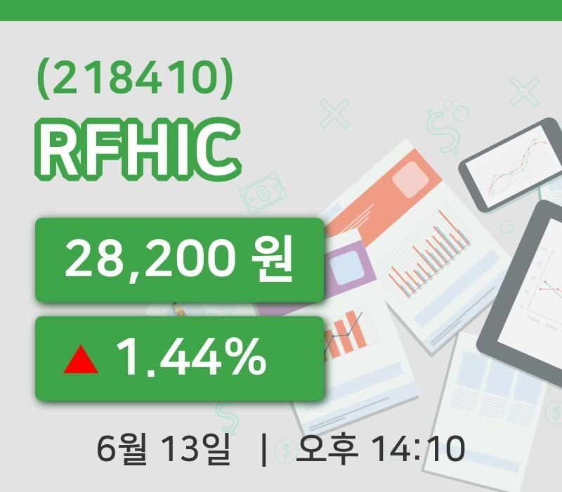 [RFHIC주가] 13일 14시 10분 현재 28,200원