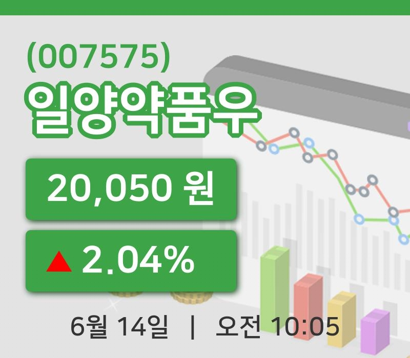 [일양약품우주가] 14일 10시 05분 현재 20,050원