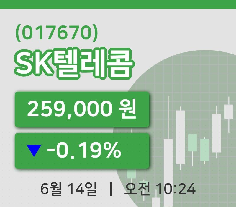 [SK텔레콤주가] 10시 24분 현재 259,000원