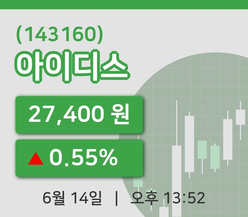 [아이디스주가] 14일 13시 52분 현재 27,400원