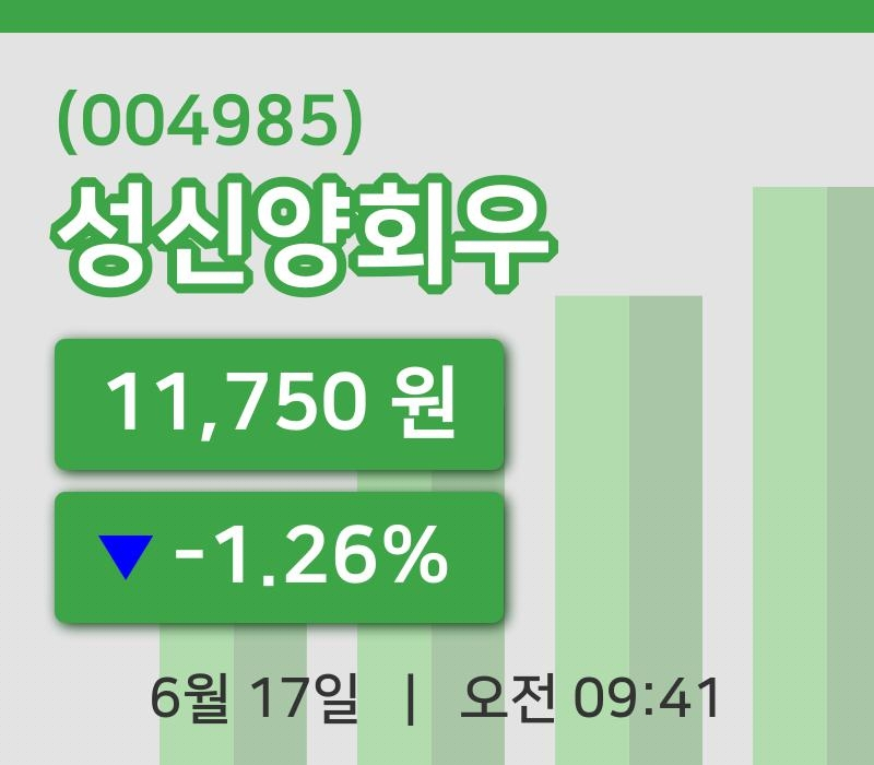 [성신양회우주가] 17일 이시각 현재  11,750원