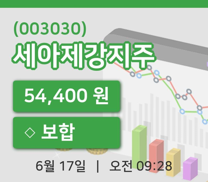 [세아제강지주주가] 9시 28분 현재 54,400원