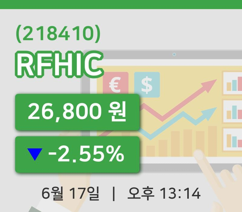 [RFHIC주가] 17일 13시 14분 현재 26,800원