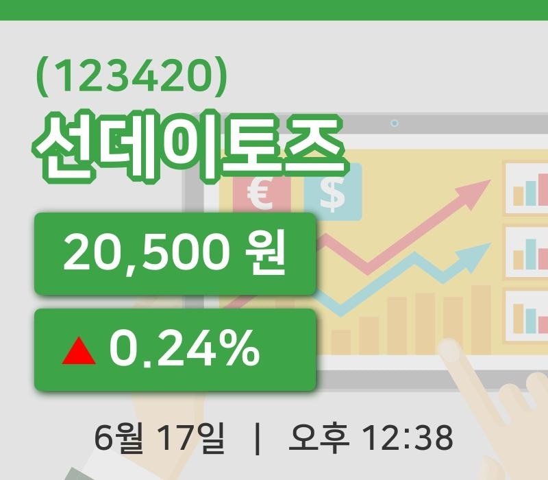 [선데이토즈주가] 17일 이시각 현재  20,500원
