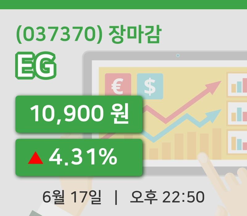 국내증시마감EG 17일 10,900원 장마감