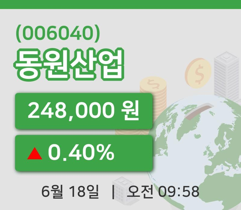 [동원산업주가] 9시 58분 현재 248,000원