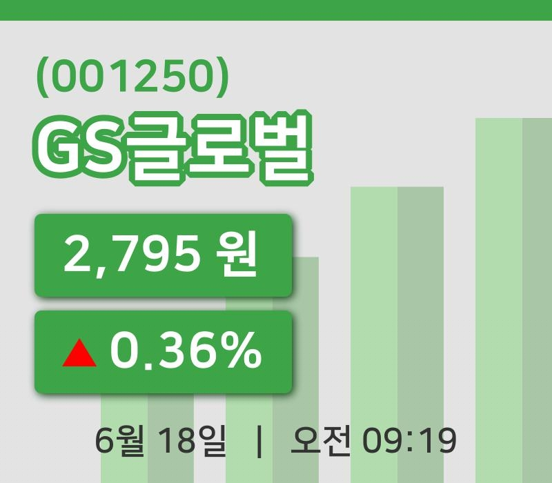 [GS글로벌주가] 18일 9시 19분 현재 2,795원