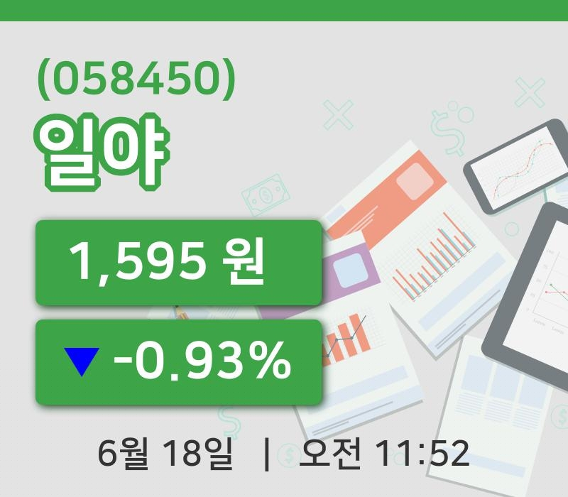 [일야주가] 18일 이시각 현재  1,595원
