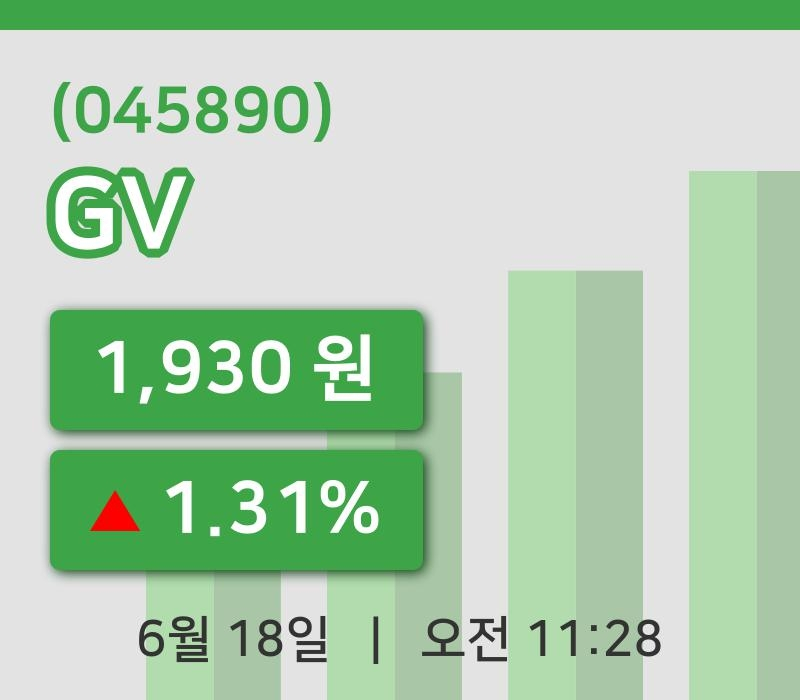 [GV주가] 11시 28분 현재 1,930원