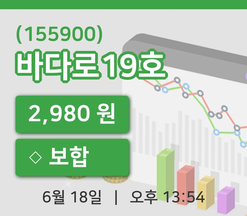 [바다로19호주가] 13시 54분 현재 2,980원