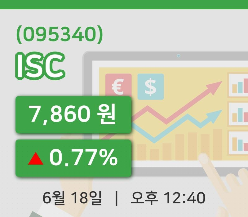 [ISC주가] 18일 이시각 현재  7,860원