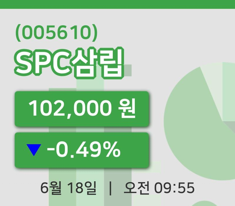 [SPC삼립주가] 18일 이시각 현재  102,000원