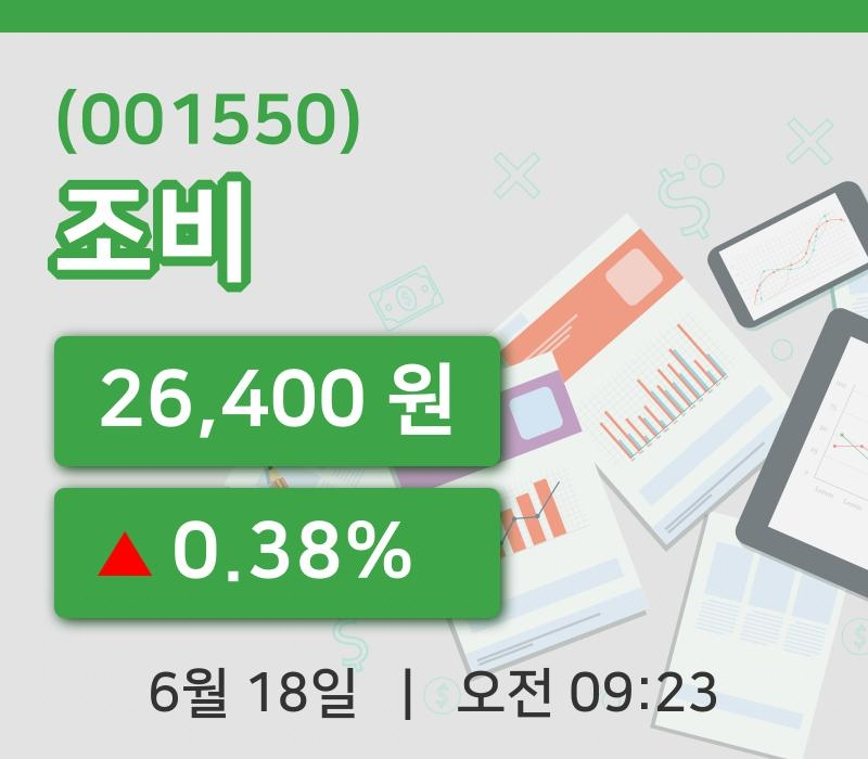 [조비주가] 18일 이시각 현재  26,400원