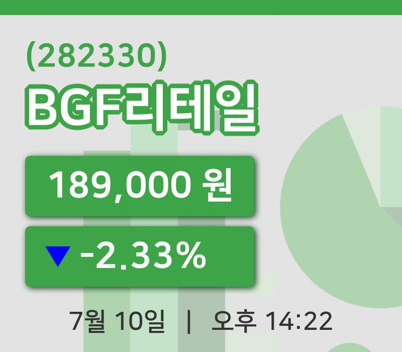 [BGF리테일주가] 10일 14시 22분 현재 189,000원