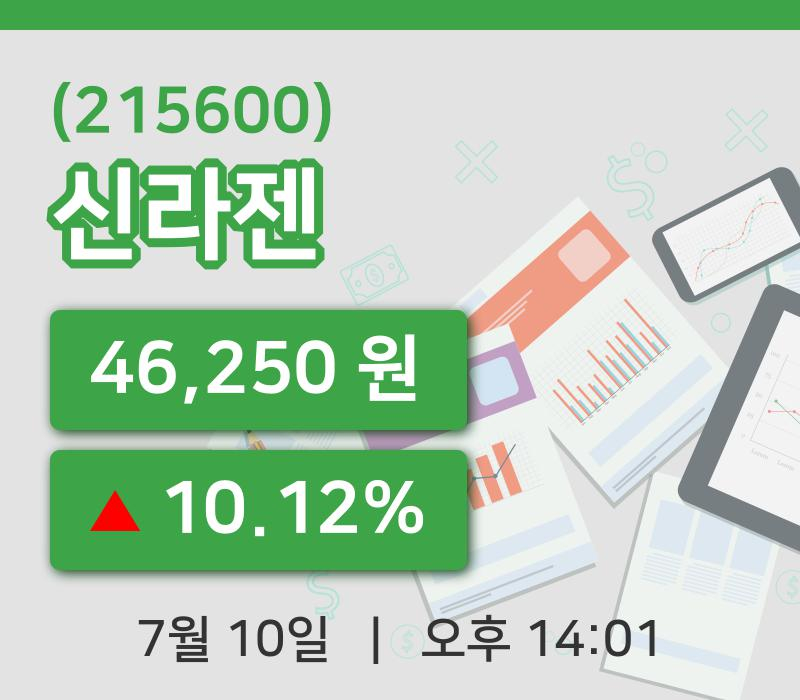 [신라젠주가] 14시 01분 현재 46,250원