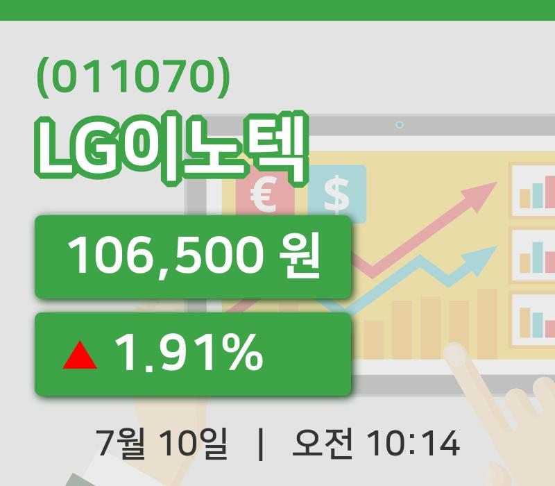 [LG이노텍주가] 10시 14분 현재 106,500원