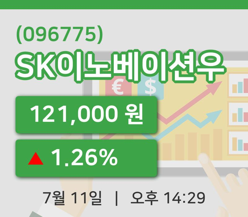 [SK이노베이션우주가] 11일 이시각 현재  121,000원