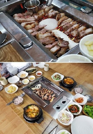 '청솔나무집' 흑돼지구이로 알려진 효리의단골집 제주도 성산일출봉 맛집