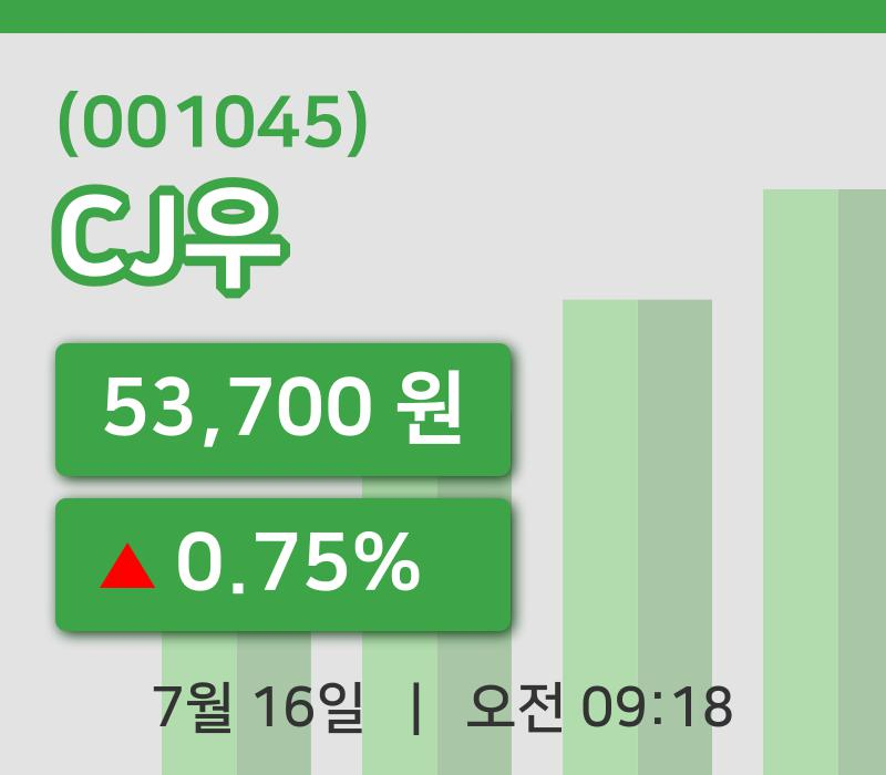 [CJ우주가] 16일 9시 18분 현재 53,700원