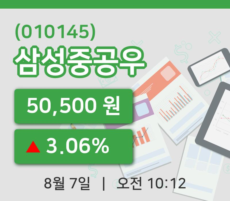 [삼성중공우주가] 7일 10시 12분 현재 50,500원