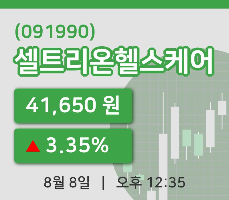 [셀트리온헬스케어주가] 8일 이시각 현재  41,650원