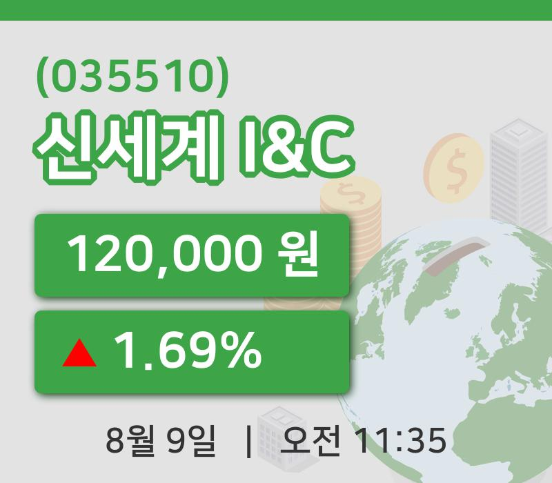 [신세계 I&C주가] 11시 35분 현재 120,000원