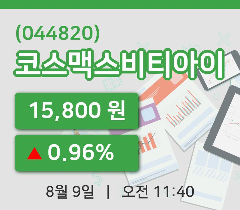[코스맥스비티아이주가] 9일 이시각 현재  15,800원
